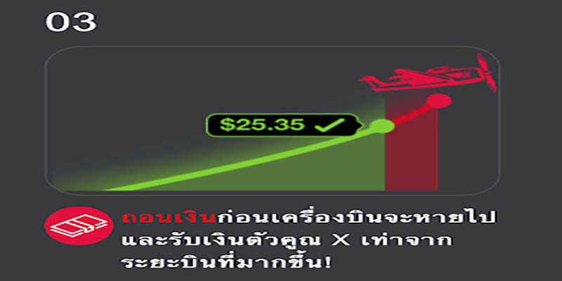 ถอนเงินก่อนที่เครื่องบินจะหายไป