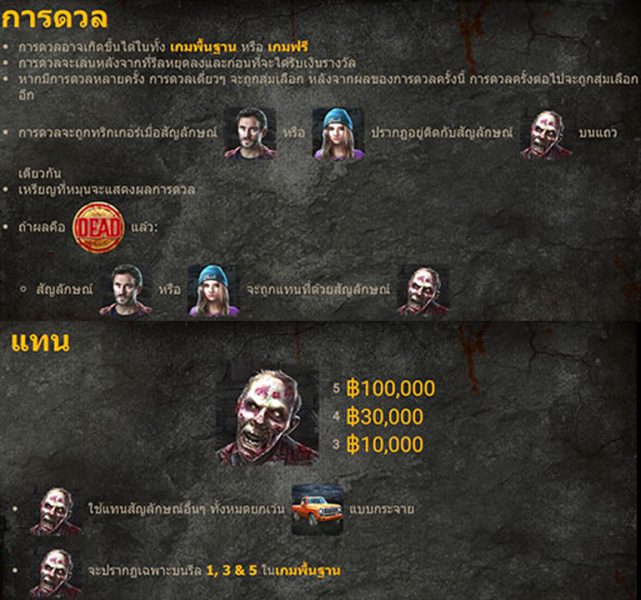  เกมสล็อตออนไลน์ ธีมซอมบี้