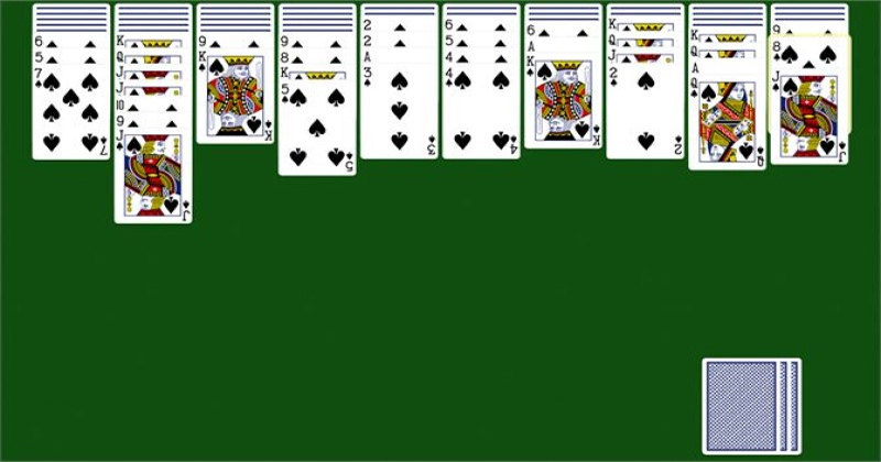วิธีการเล่น SPIDER SOLITAIRE