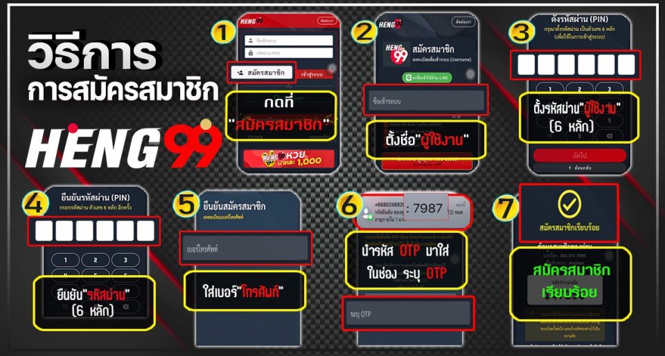 How to apply for Heng99 membership