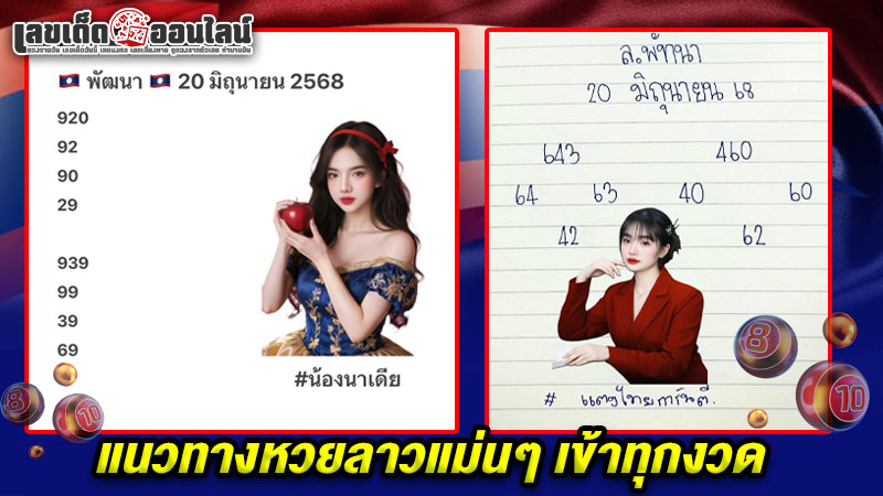 รูปภาพแนวทางหวยลาวแม่นๆของ lekdedonline